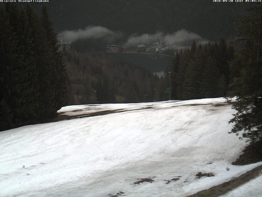 Archiv Foto Webcam Skiabfahrt "Stümpfling"