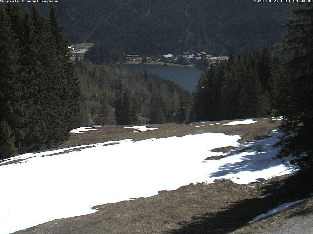 Archiv Foto Webcam Skiabfahrt "Stümpfling"