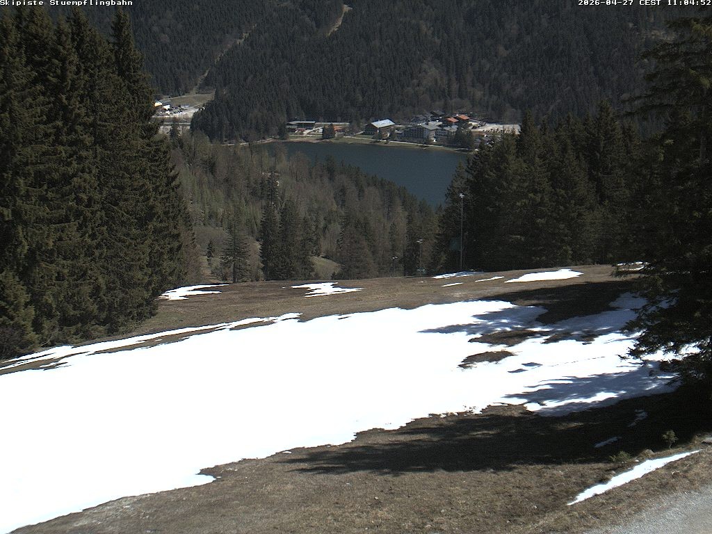 Archiv Foto Webcam Skiabfahrt "Stümpfling"