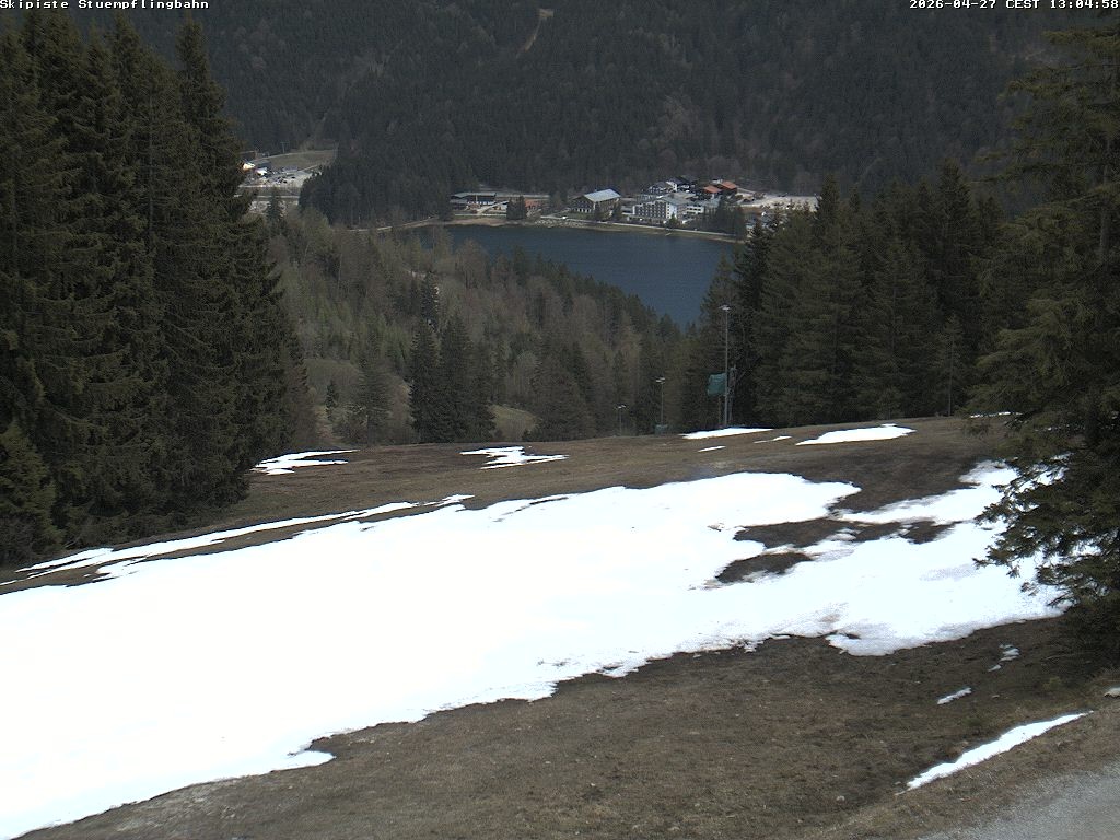 Archiv Foto Webcam Skiabfahrt "Stümpfling"