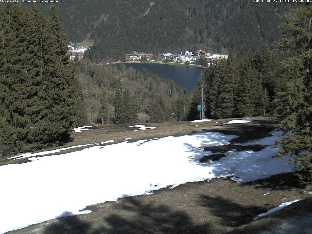 Archiv Foto Webcam Skiabfahrt "Stümpfling"