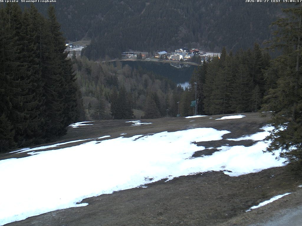 Archiv Foto Webcam Skiabfahrt "Stümpfling"