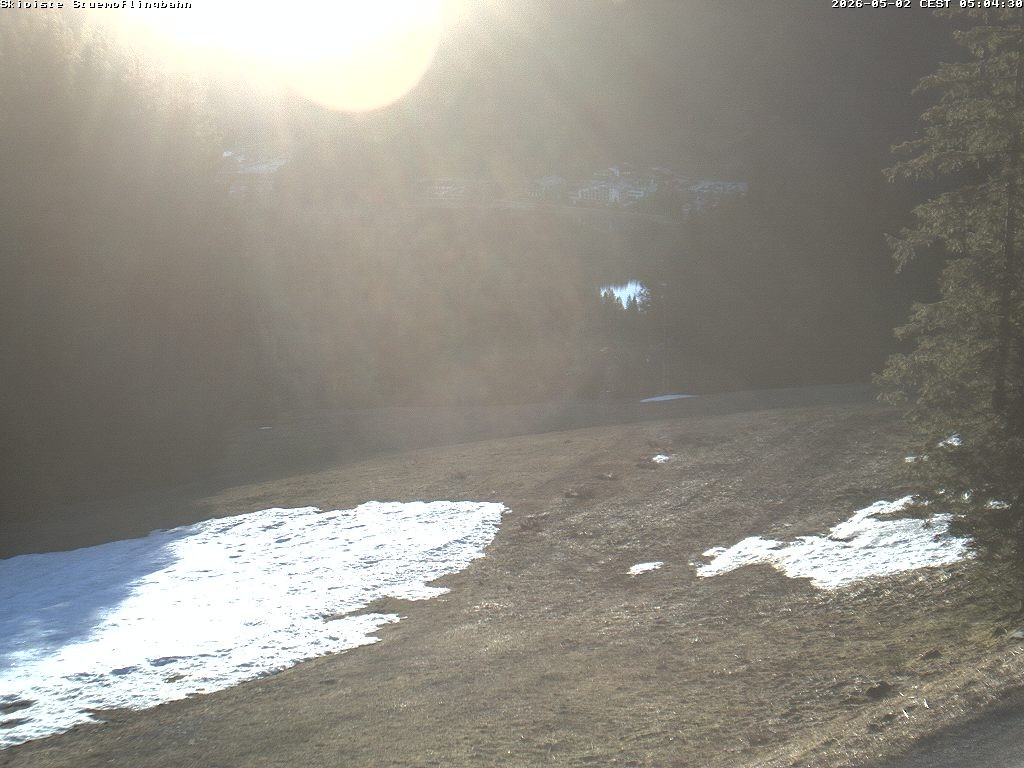 Archiv Foto Webcam Skiabfahrt "Stümpfling"