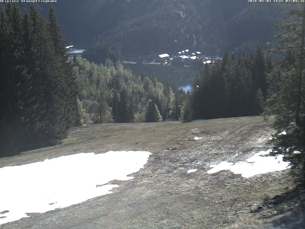 Archiv Foto Webcam Skiabfahrt "Stümpfling"