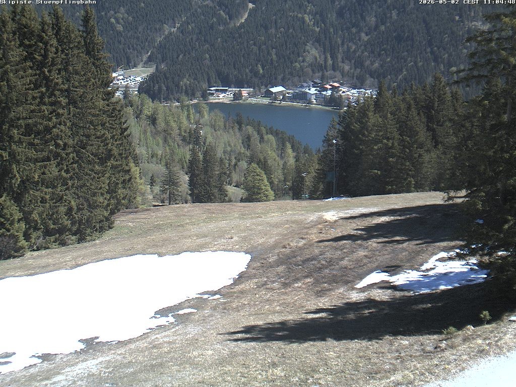 Archiv Foto Webcam Skiabfahrt "Stümpfling"