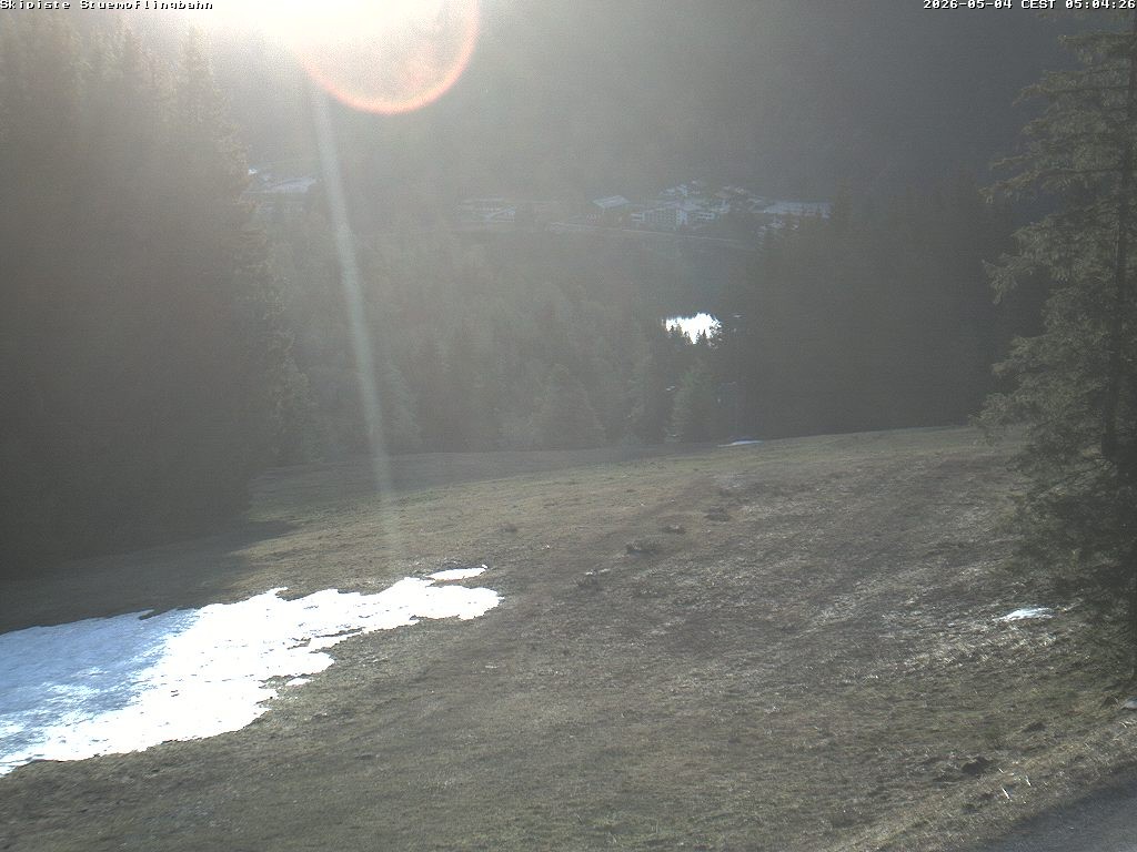 Archiv Foto Webcam Skiabfahrt "Stümpfling"
