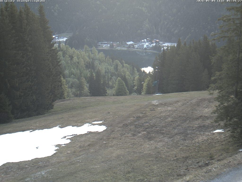 Archiv Foto Webcam Skiabfahrt "Stümpfling"