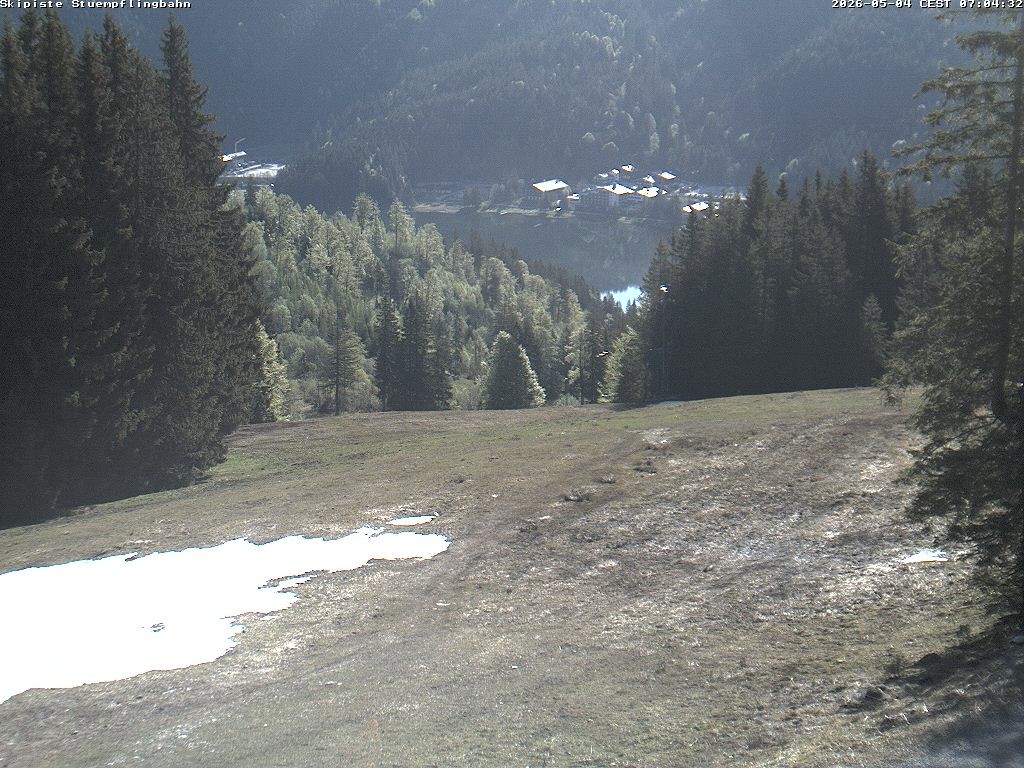 Archiv Foto Webcam Skiabfahrt "Stümpfling"