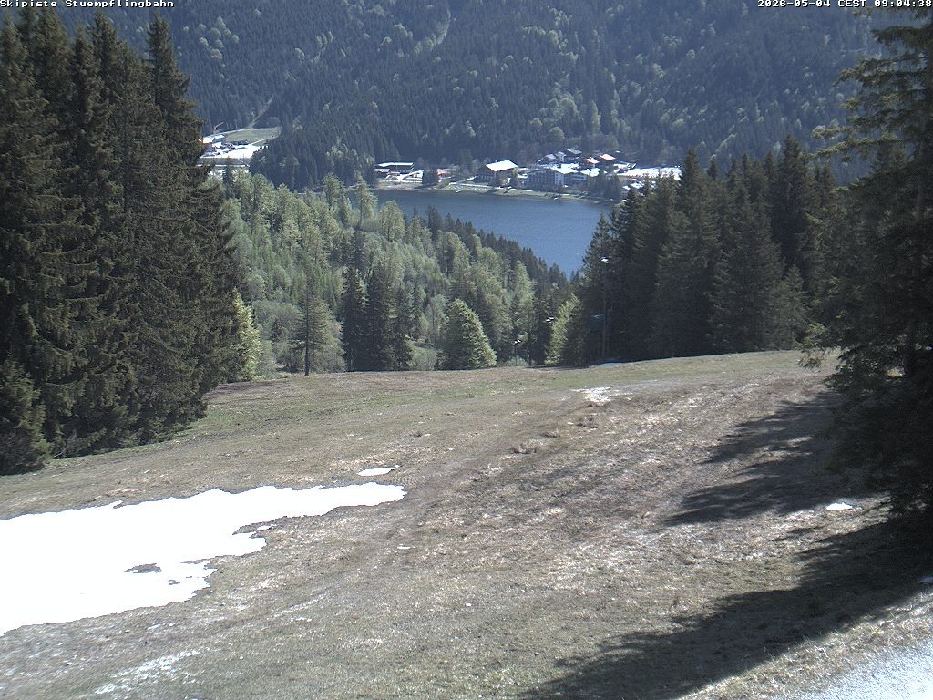Archiv Foto Webcam Skiabfahrt "Stümpfling"