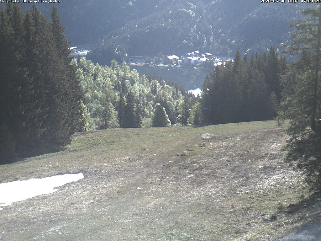 Archiv Foto Webcam Skiabfahrt "Stümpfling"