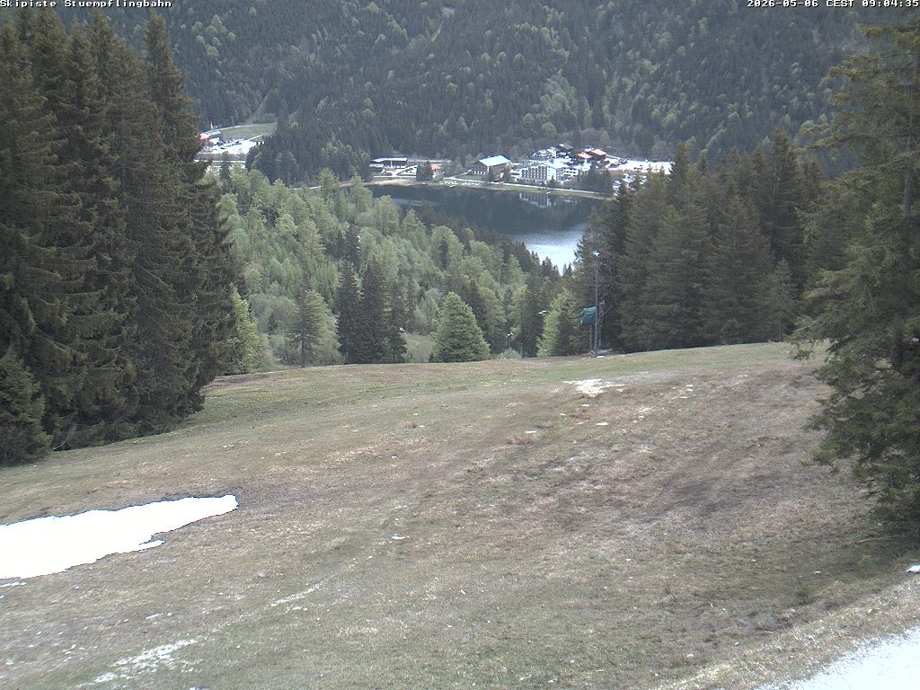Archiv Foto Webcam Skiabfahrt "Stümpfling"