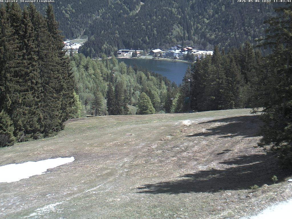 Archiv Foto Webcam Skiabfahrt "Stümpfling"