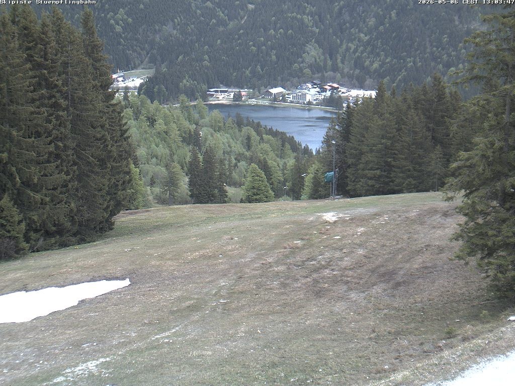 Archiv Foto Webcam Skiabfahrt "Stümpfling"