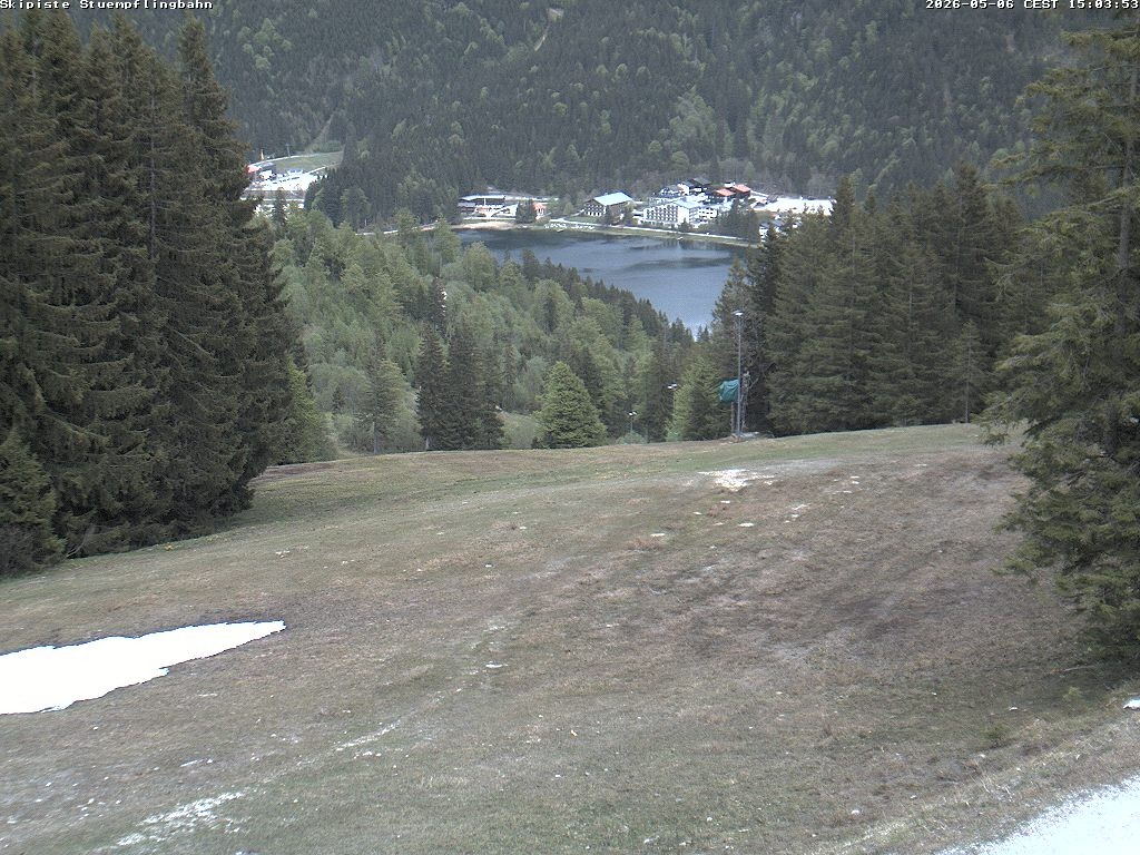 Archiv Foto Webcam Skiabfahrt "Stümpfling"