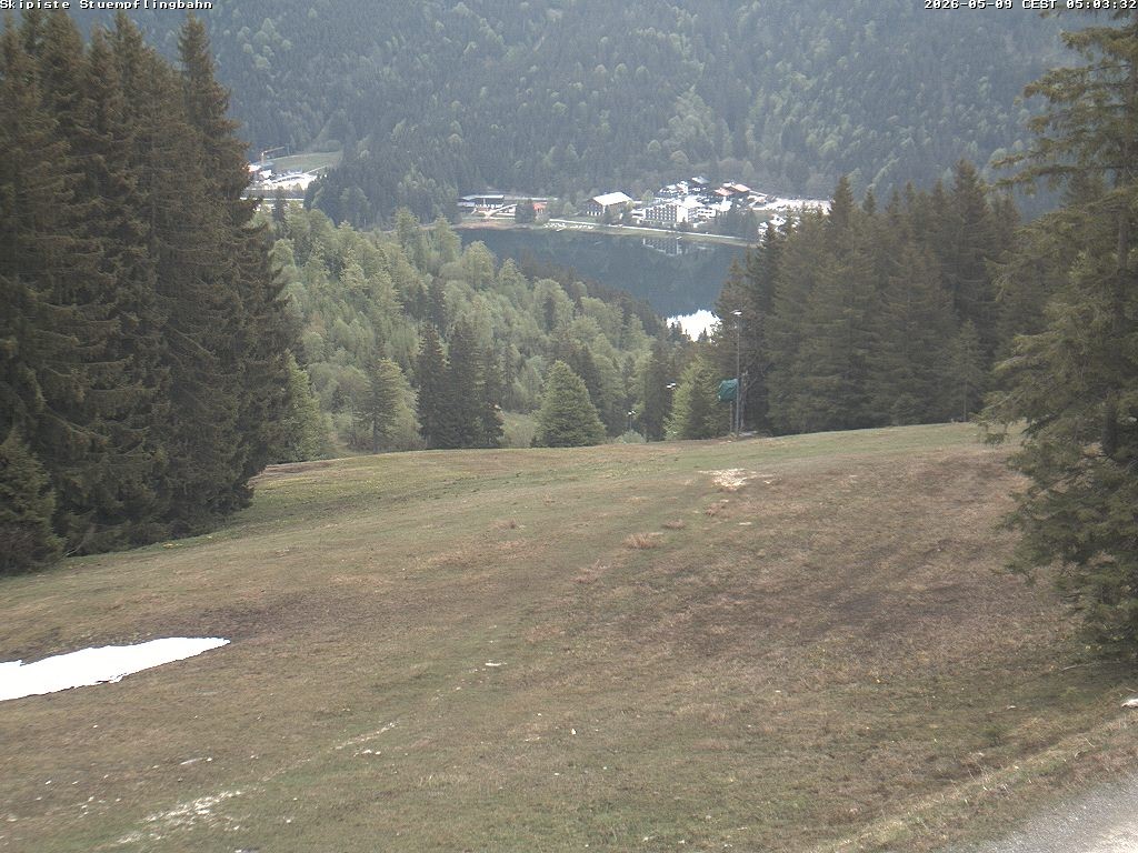 Archiv Foto Webcam Skiabfahrt "Stümpfling"