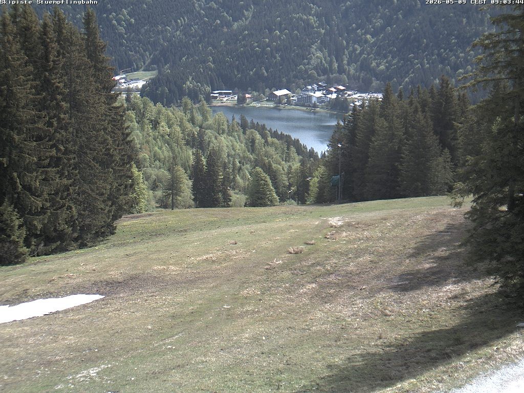 Archiv Foto Webcam Skiabfahrt "Stümpfling"
