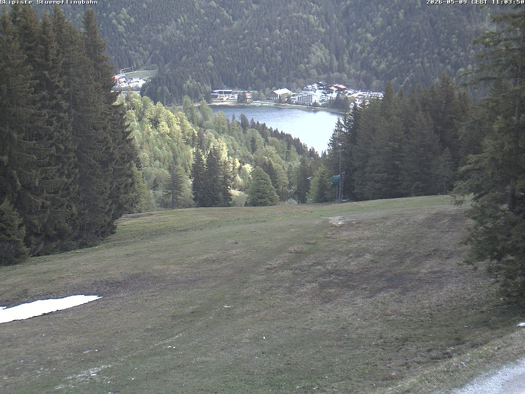 Archiv Foto Webcam Skiabfahrt "Stümpfling"