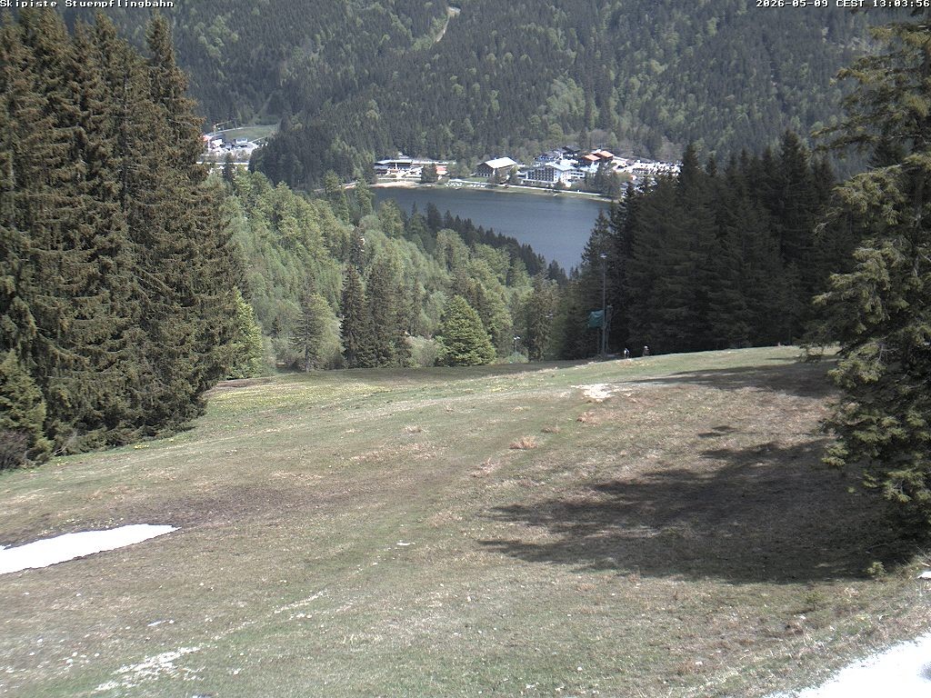 Archiv Foto Webcam Skiabfahrt "Stümpfling"