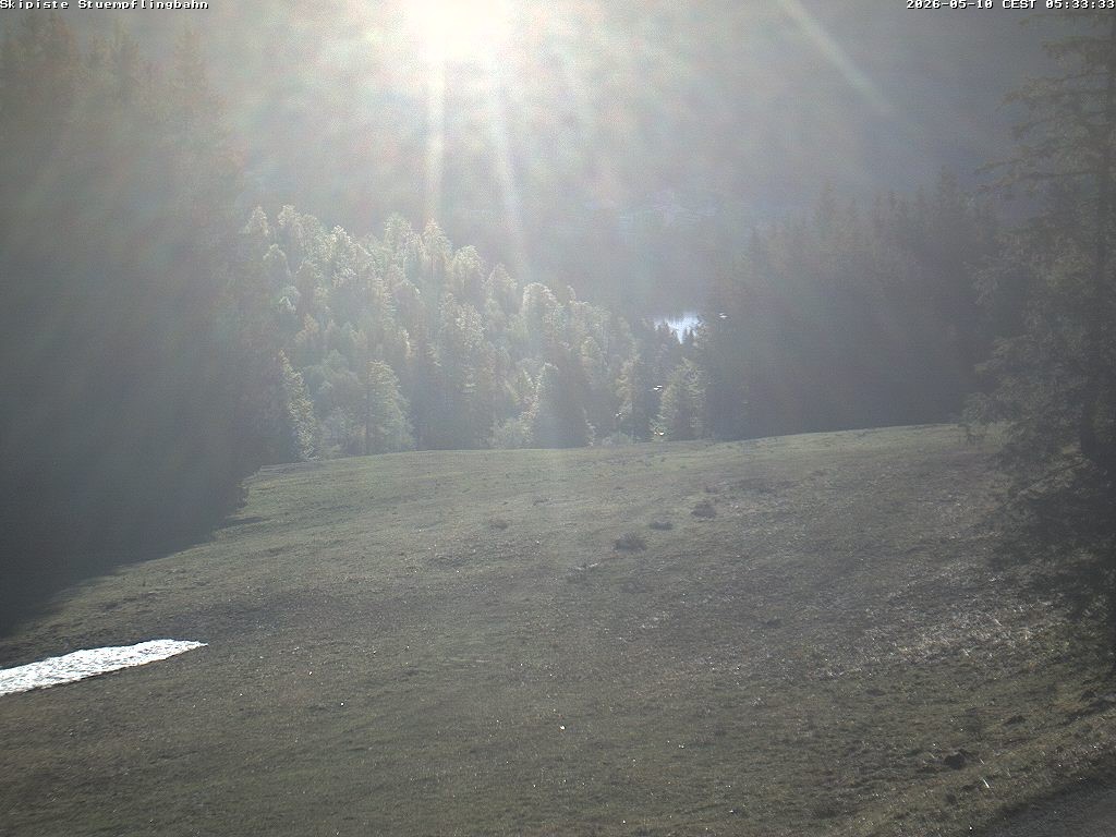 Archiv Foto Webcam Skiabfahrt "Stümpfling"