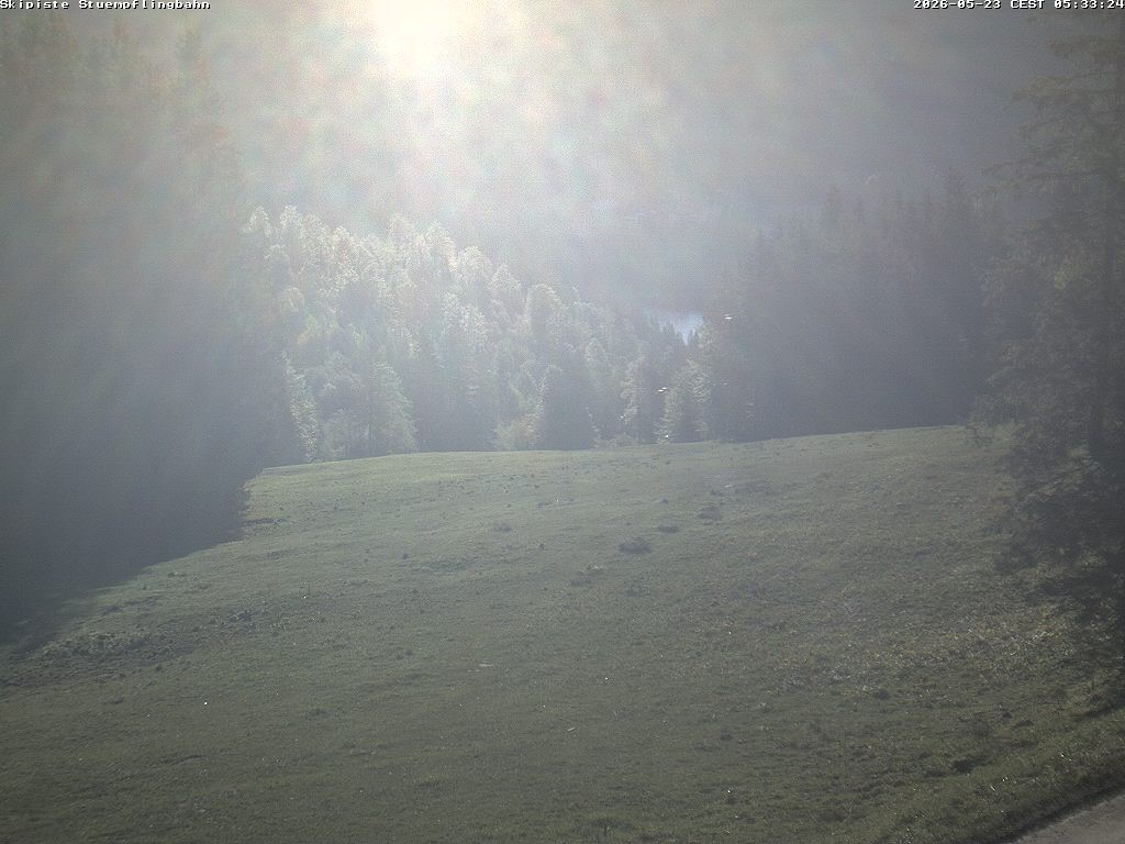 Archiv Foto Webcam Skiabfahrt "Stümpfling"