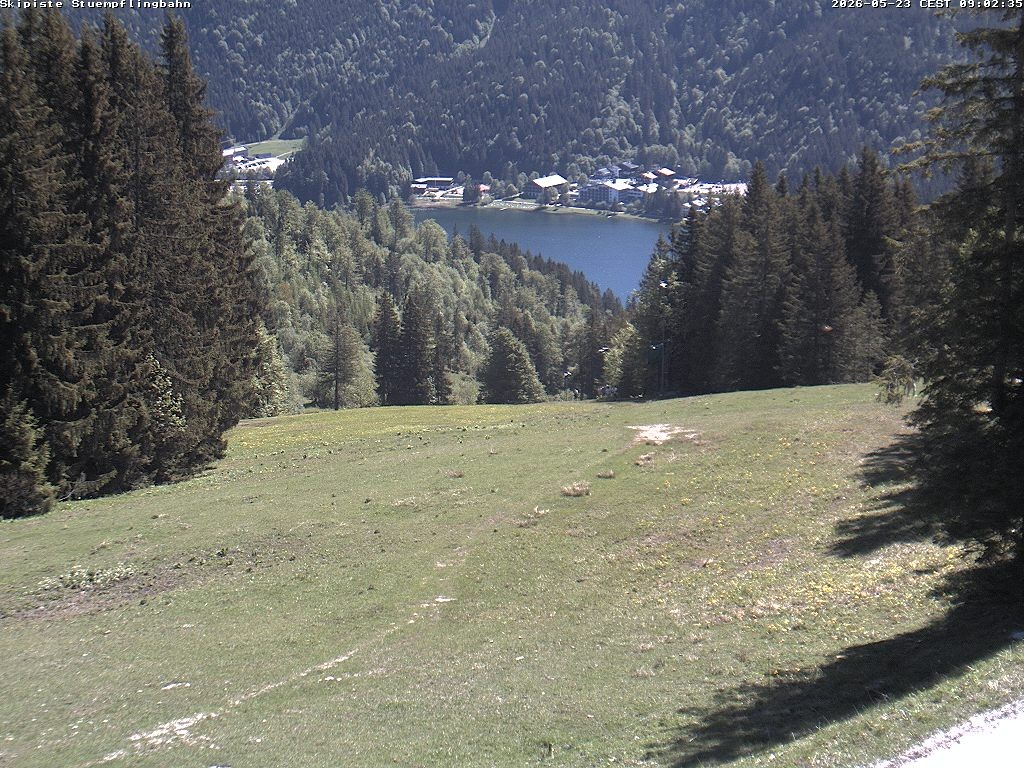 Archiv Foto Webcam Skiabfahrt "Stümpfling"