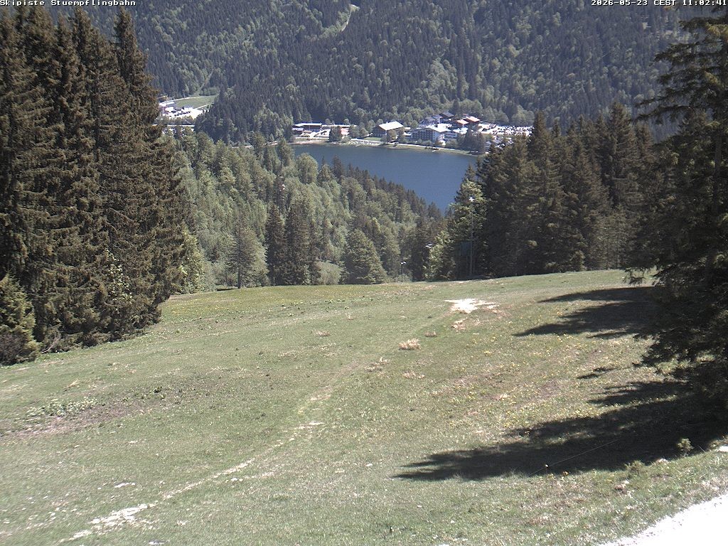 Archiv Foto Webcam Skiabfahrt "Stümpfling"