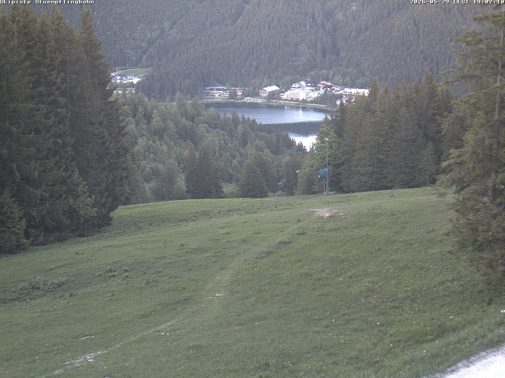 Archiv Foto Webcam Skiabfahrt "Stümpfling"