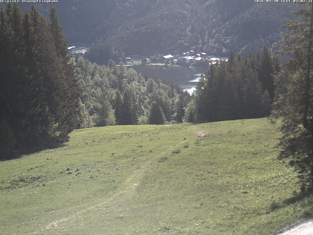 Archiv Foto Webcam Skiabfahrt "Stümpfling"