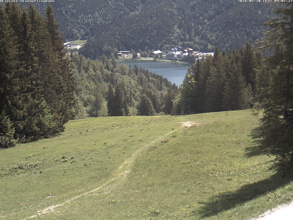 Archiv Foto Webcam Skiabfahrt "Stümpfling"