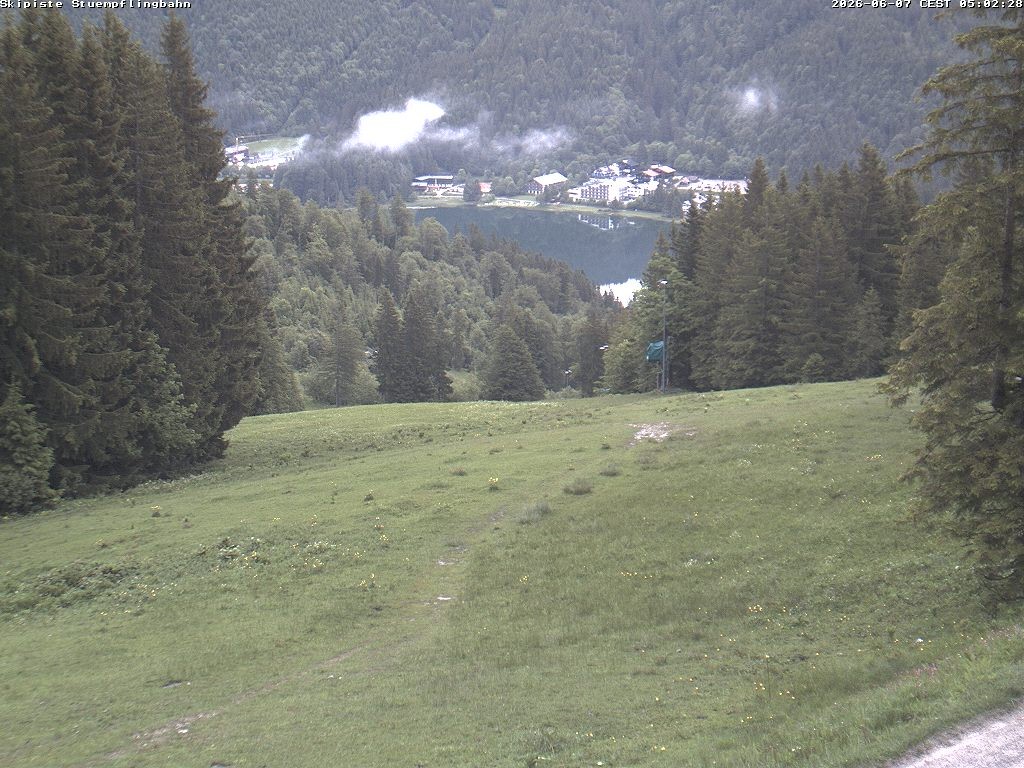 Archiv Foto Webcam Skiabfahrt "Stümpfling"