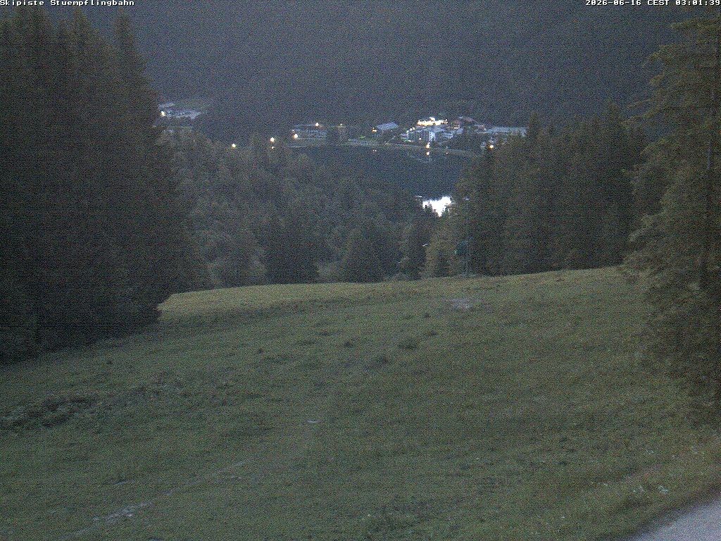 Archiv Foto Webcam Skiabfahrt "Stümpfling"