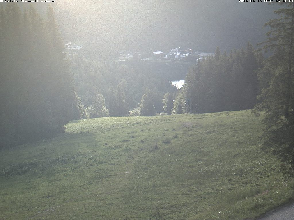 Archiv Foto Webcam Skiabfahrt "Stümpfling"