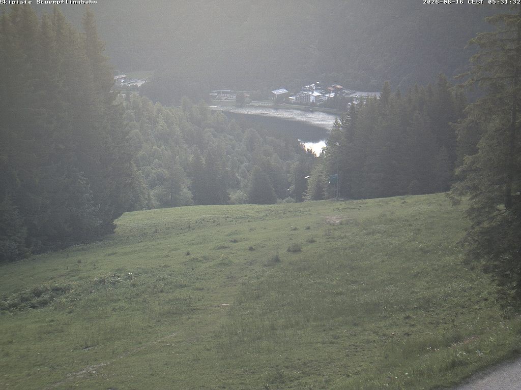 Archiv Foto Webcam Skiabfahrt "Stümpfling"