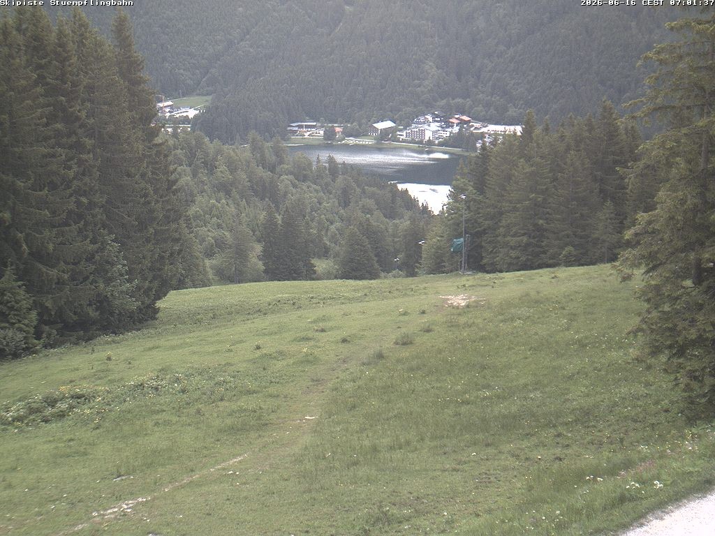 Archiv Foto Webcam Skiabfahrt "Stümpfling"