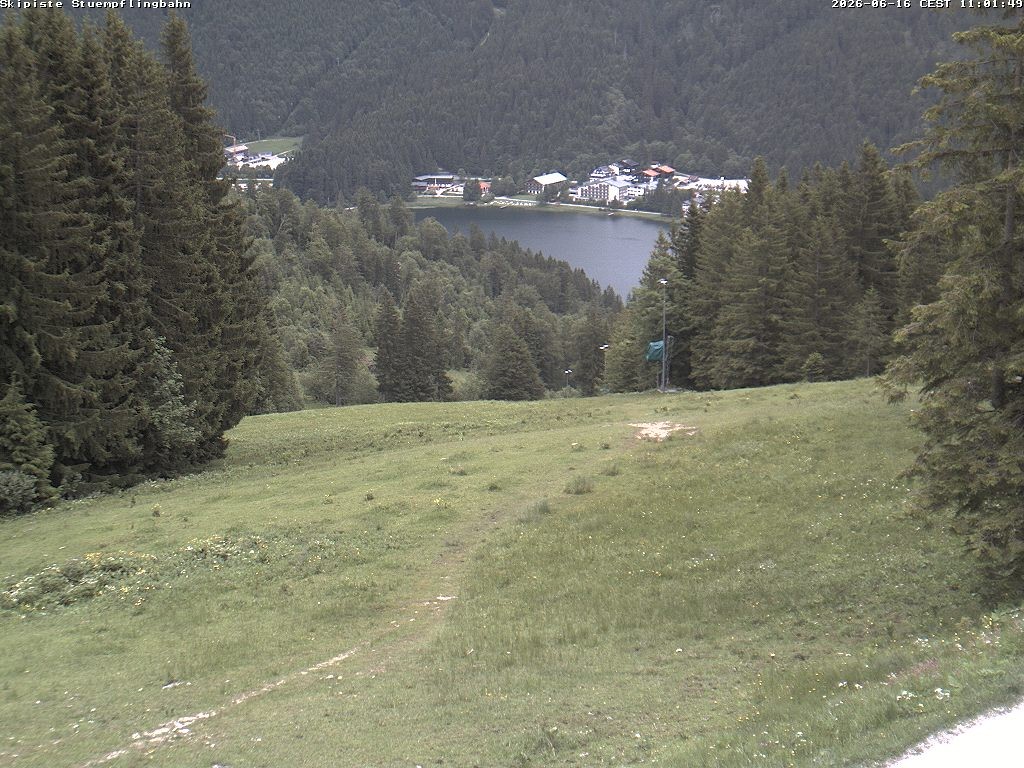 Archiv Foto Webcam Skiabfahrt "Stümpfling"
