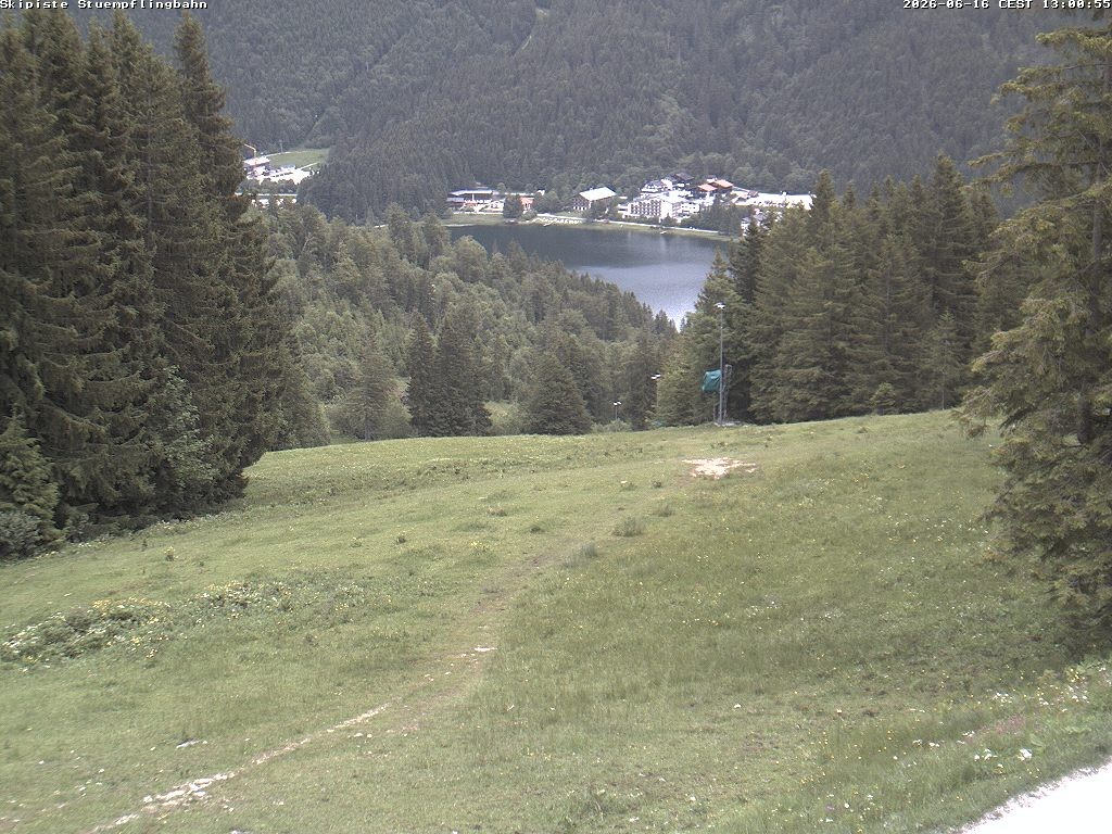 Archiv Foto Webcam Skiabfahrt "Stümpfling"