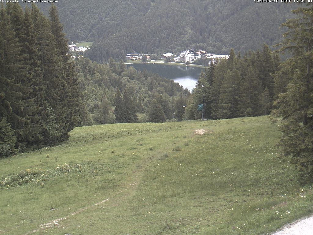 Archiv Foto Webcam Skiabfahrt "Stümpfling"