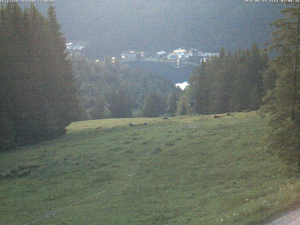 Archiv Foto Webcam Skiabfahrt "Stümpfling"