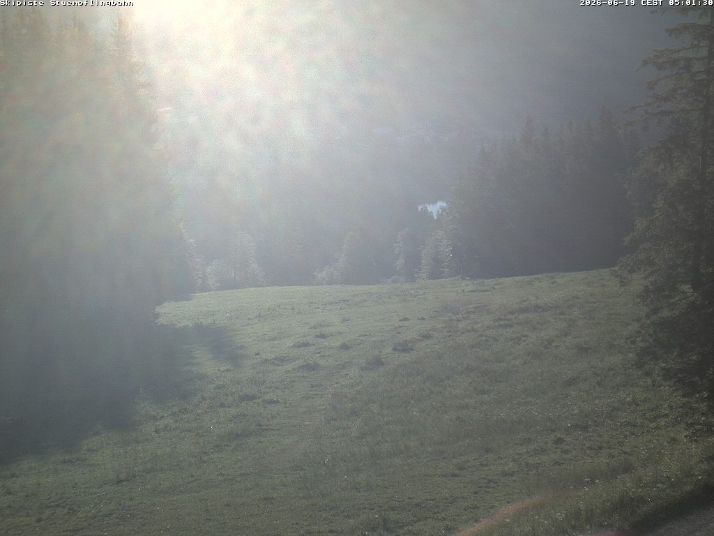 Archiv Foto Webcam Skiabfahrt "Stümpfling"