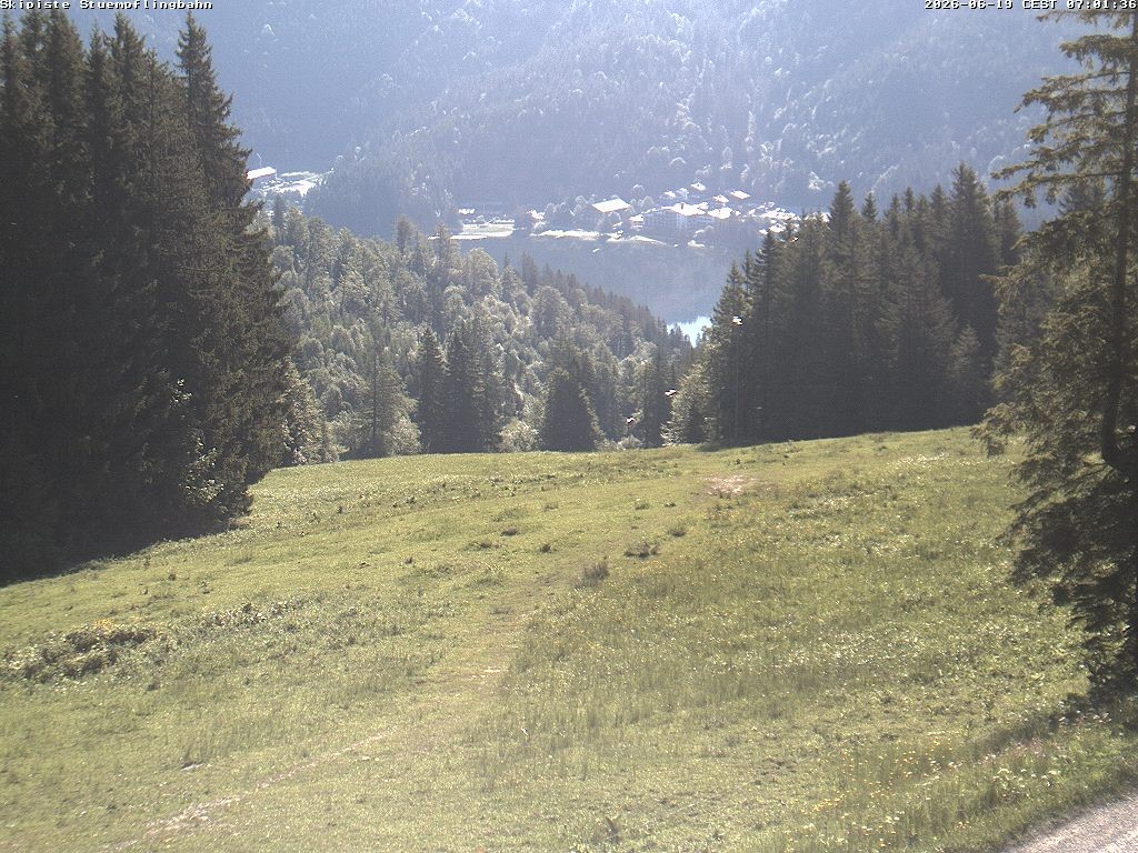 Archiv Foto Webcam Skiabfahrt "Stümpfling"