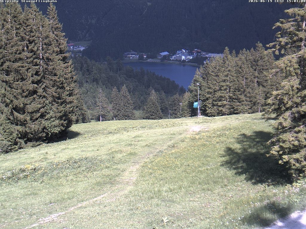 Archiv Foto Webcam Skiabfahrt "Stümpfling"