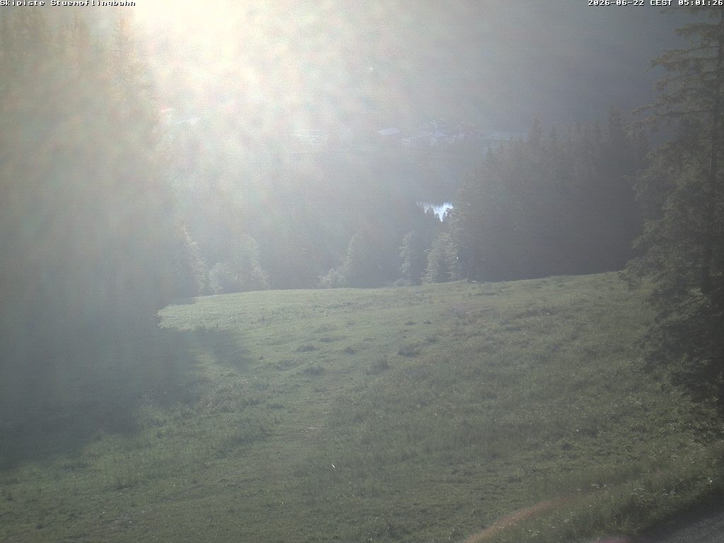 Archiv Foto Webcam Skiabfahrt "Stümpfling"