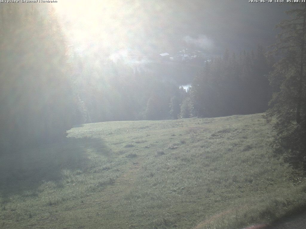 Archiv Foto Webcam Skiabfahrt "Stümpfling"