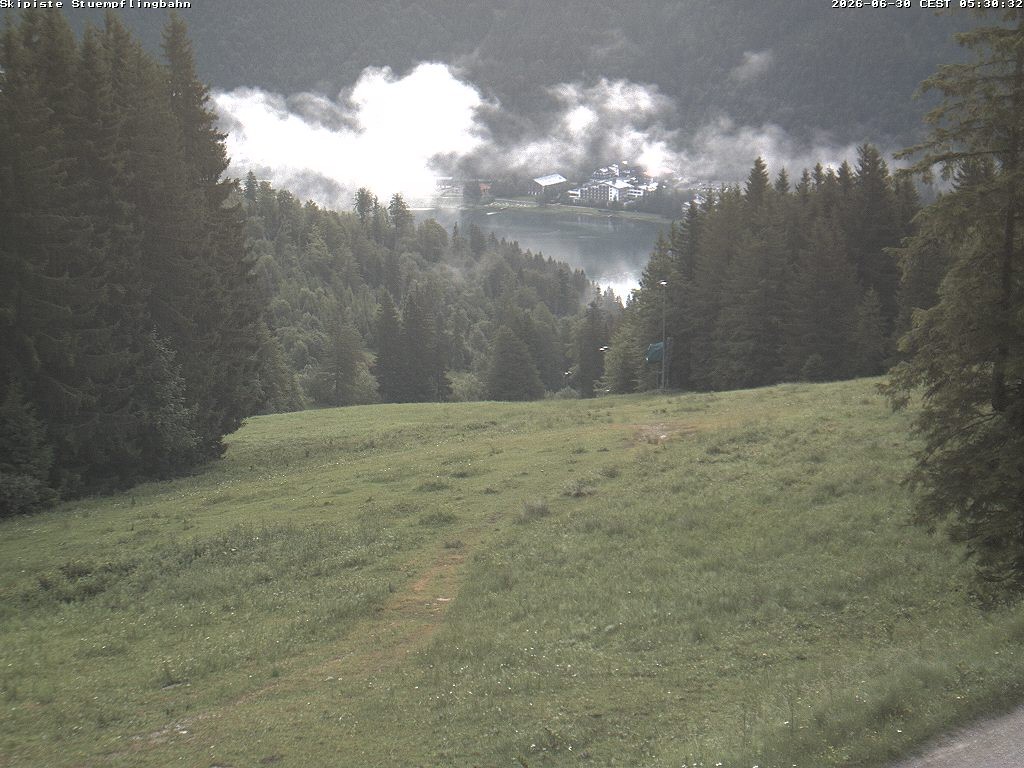 Archiv Foto Webcam Skiabfahrt "Stümpfling"