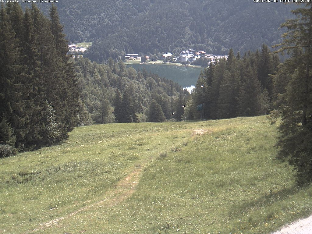 Archiv Foto Webcam Skiabfahrt "Stümpfling"