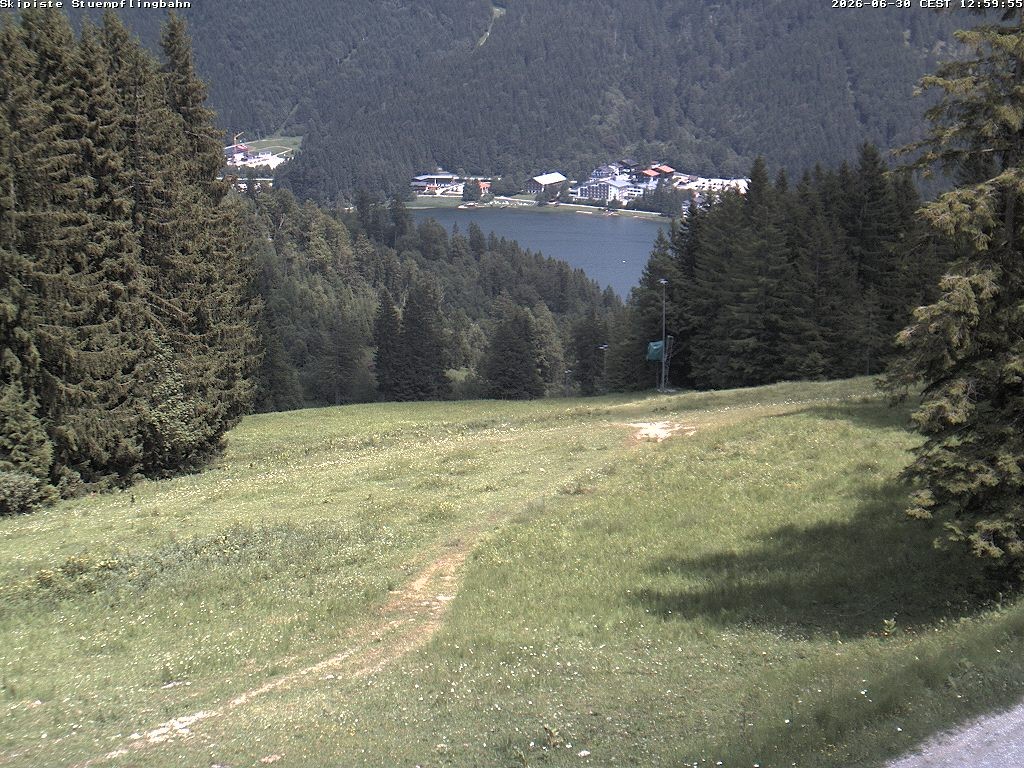 Archiv Foto Webcam Skiabfahrt "Stümpfling"