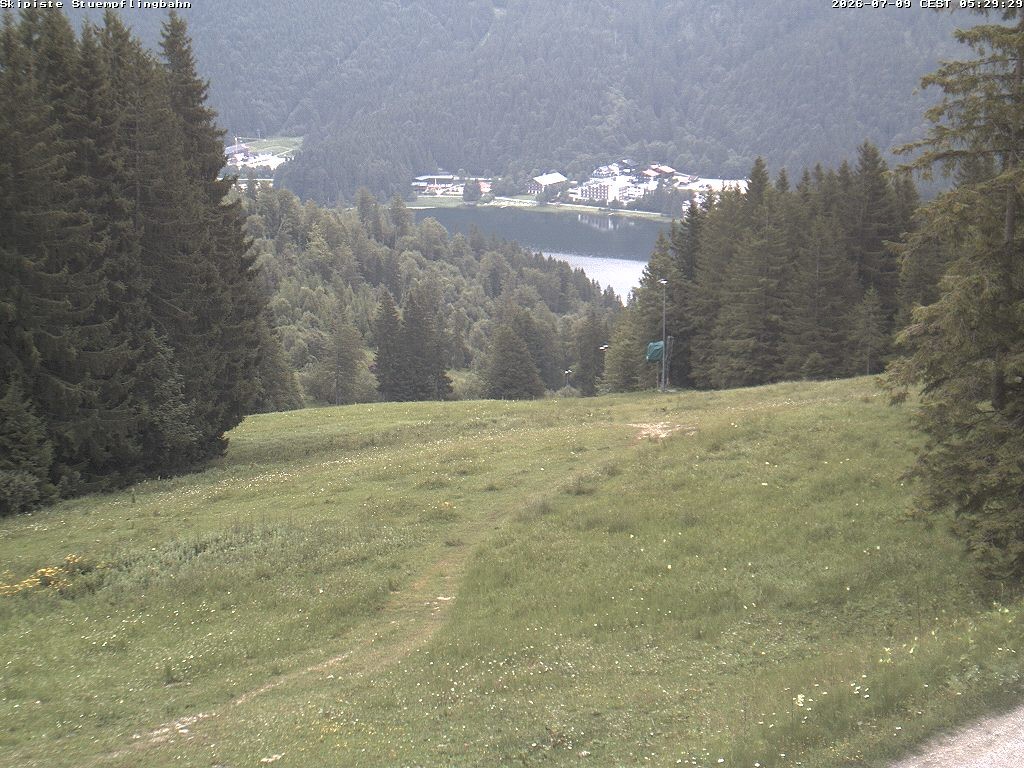 Archiv Foto Webcam Skiabfahrt "Stümpfling"