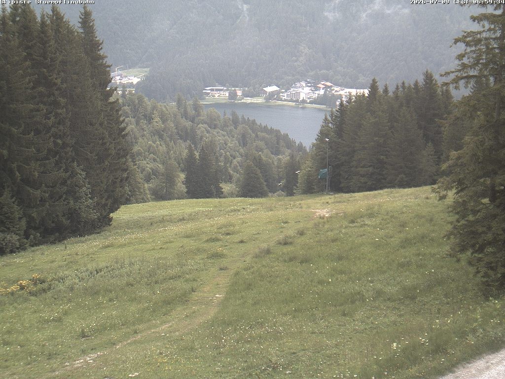 Archiv Foto Webcam Skiabfahrt "Stümpfling"