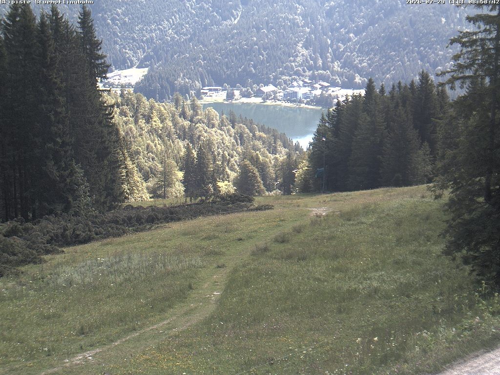 Archiv Foto Webcam Skiabfahrt "Stümpfling"
