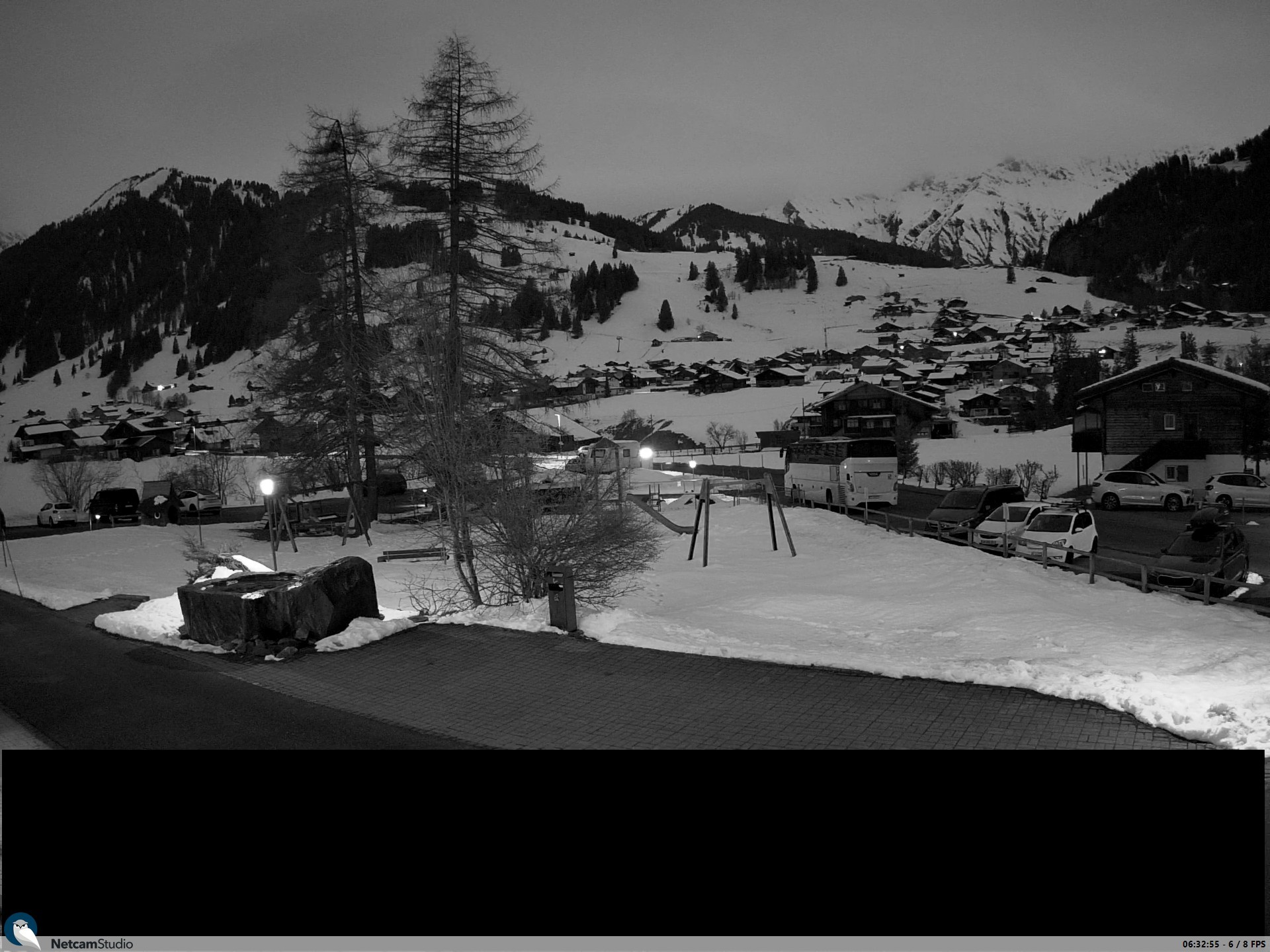 Archived image Webcam Adelboden Boden (Hotel Alpina)